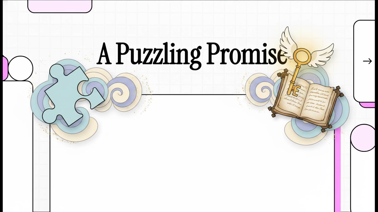 Ein Rätsel mit einer Versprechung
