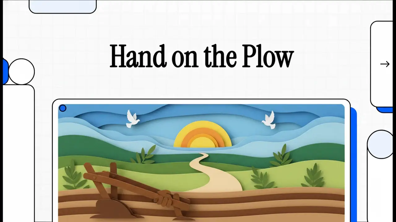 Hand on the Plow