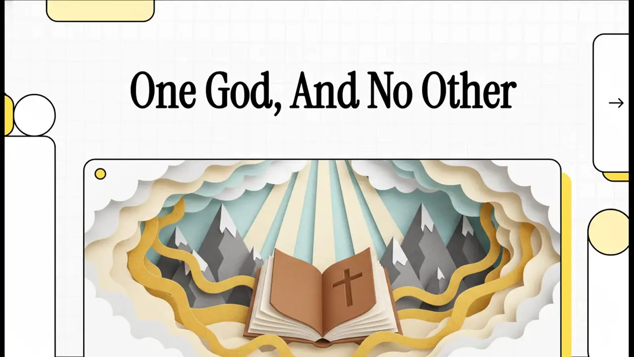 One God, And No Other