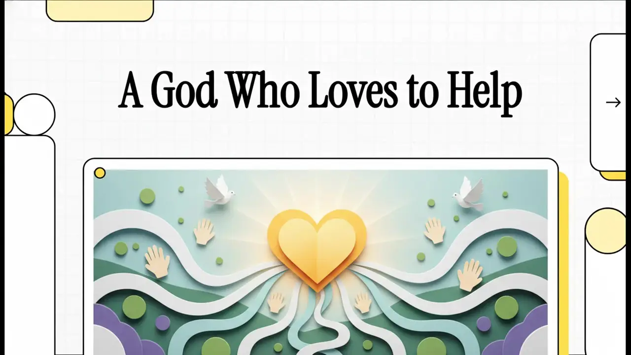 A God Who Loves to Help