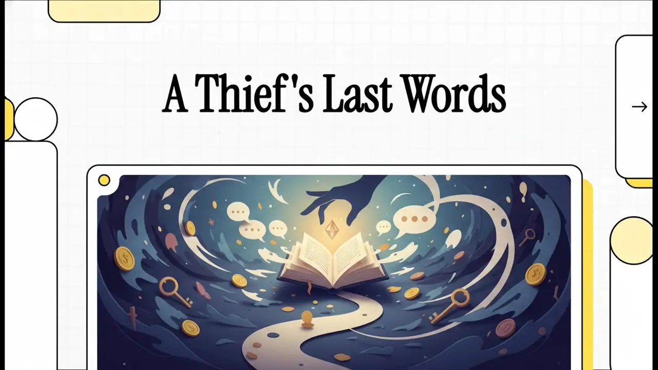 A Thief's Last Words