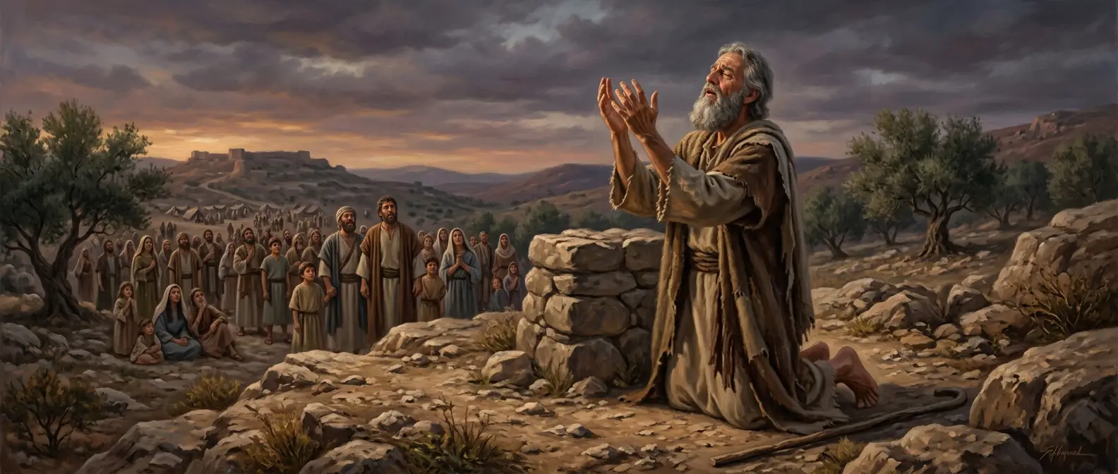 Samuel schreit zum Herrn