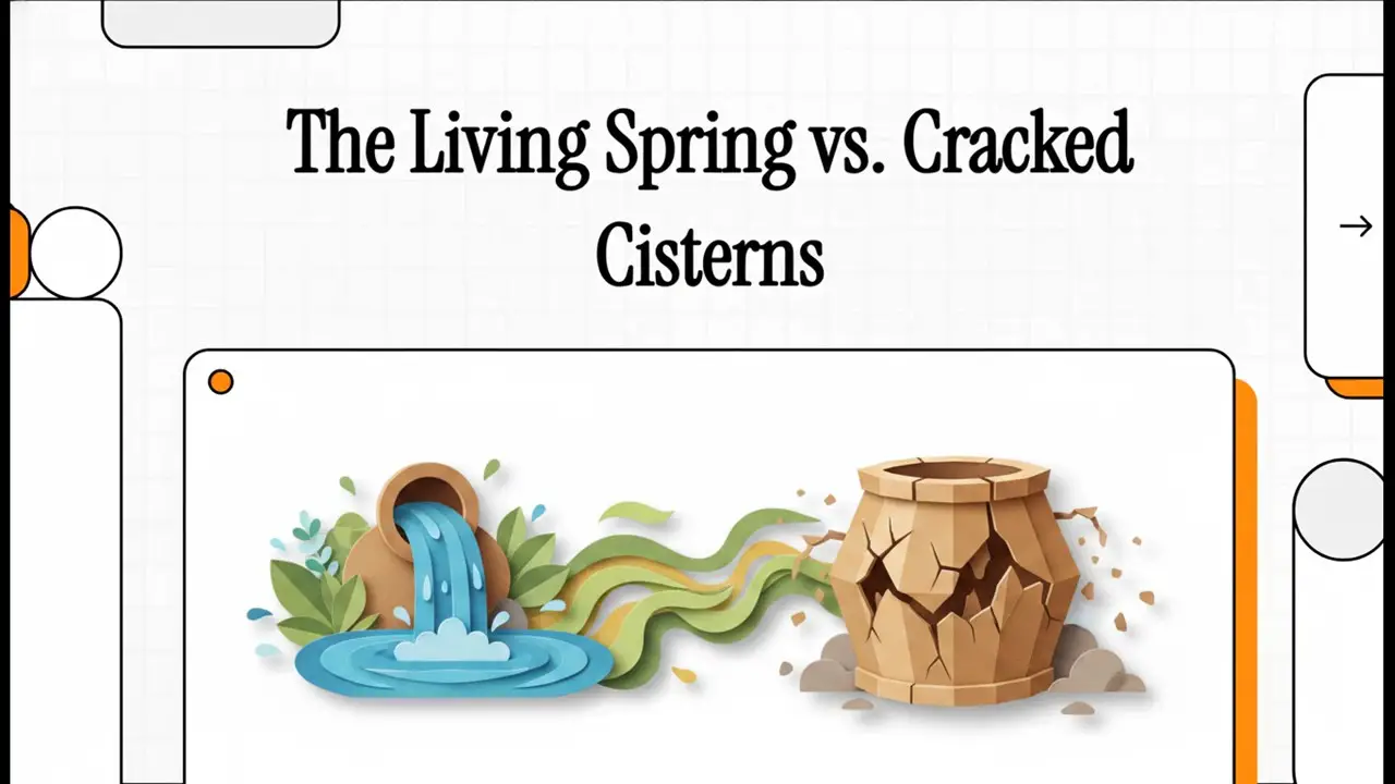 The Living Spring vs. Cracked Cisterns