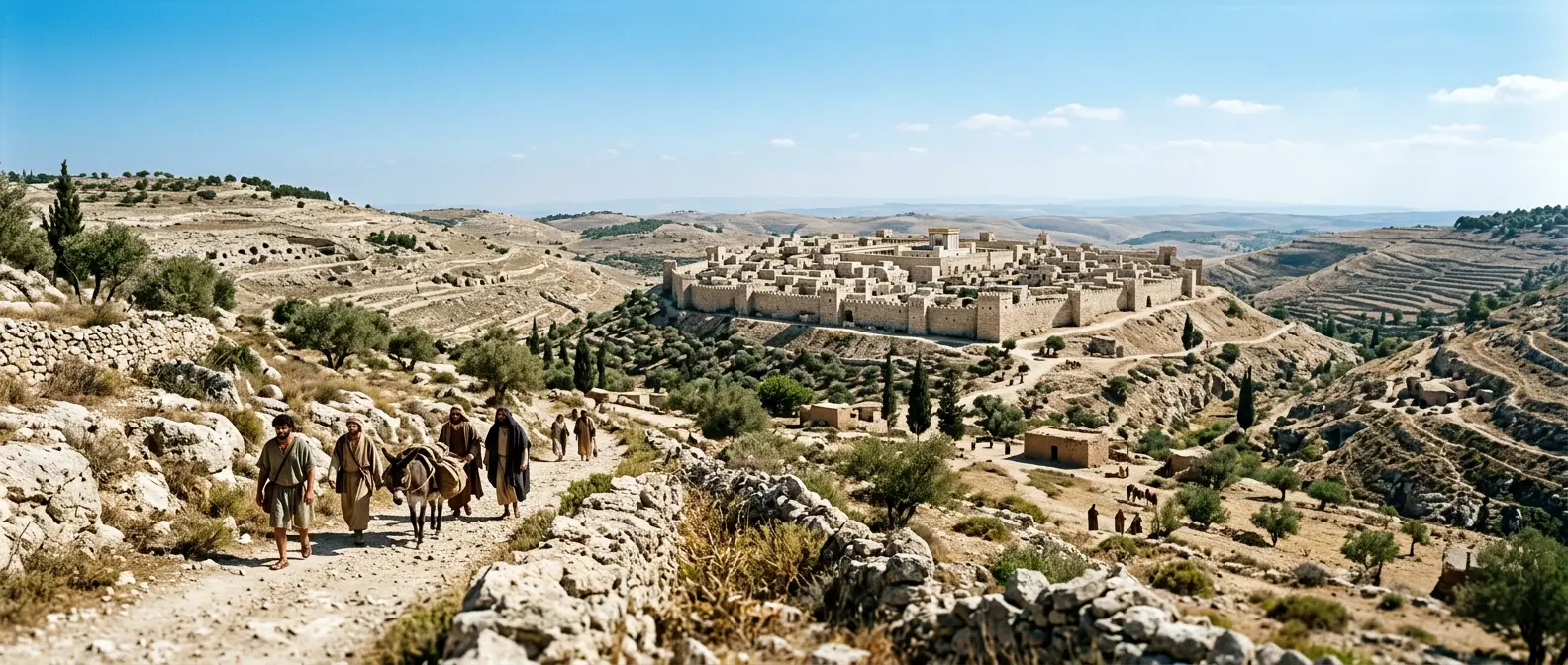 Die Berge um Jerusalem